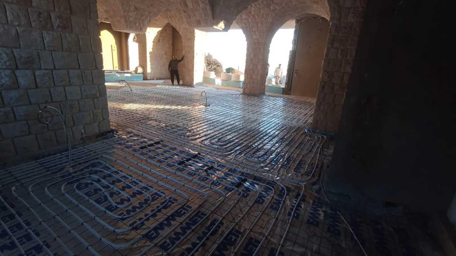 Floor heating, Villa I., photo 3