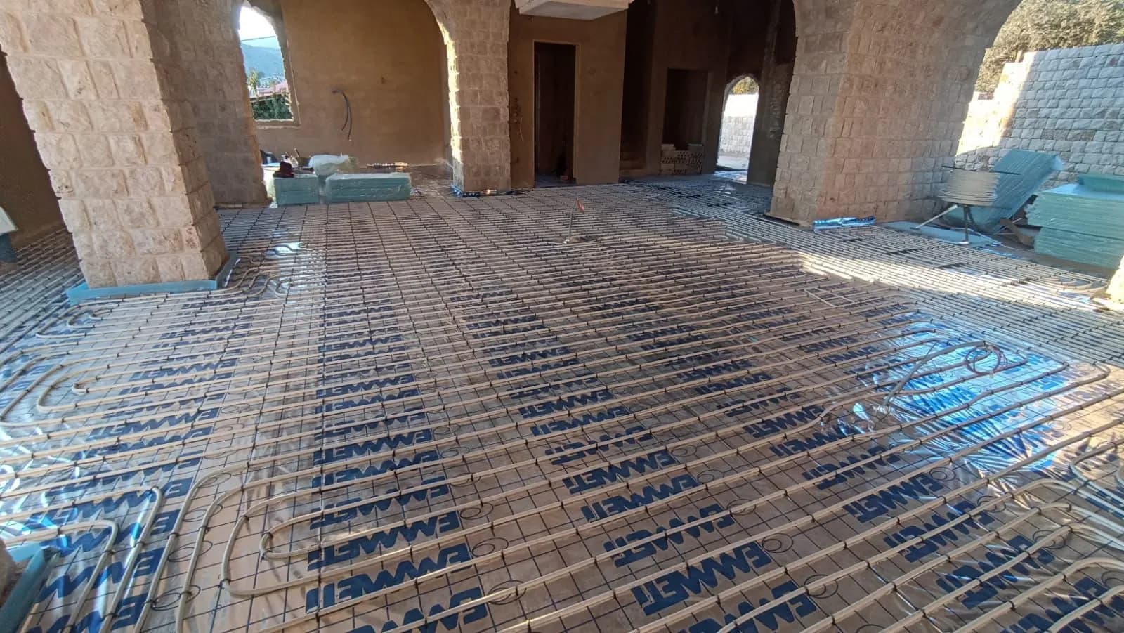 Floor heating, Villa I., photo 4