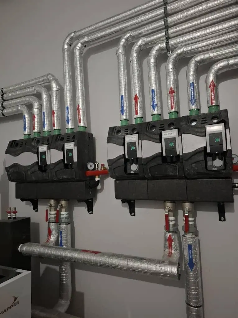 Floor heating, Villa I., photo 6